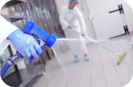 Washing utensils with Sanistar Water