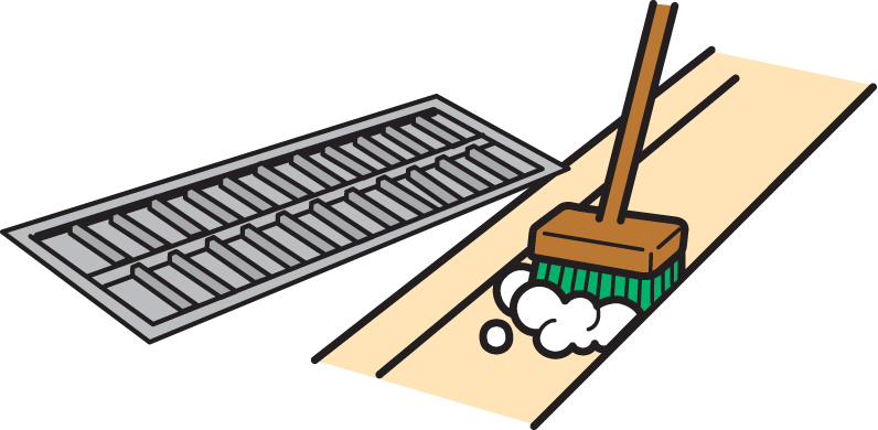 Use Sanistar Water for mold prevention in floors and drains.