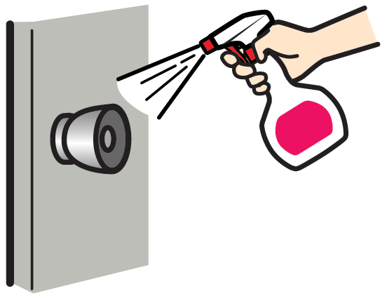 Touched my many people, use alcohol sanitizer and Sanistar Water to improve hygiene.