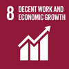 SDG number 8, decent work and economic growth